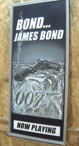 Crafted Bond film poster, by Dwight Lockhart